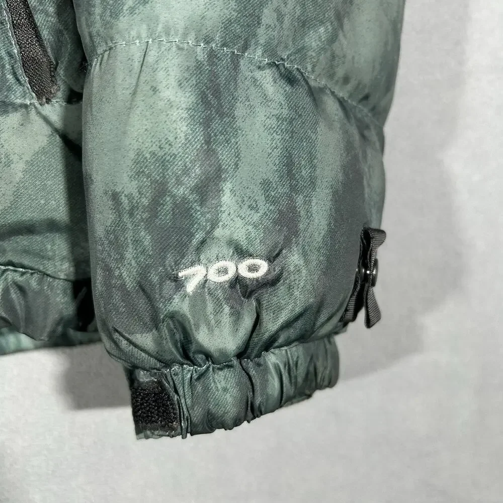The North Face Retro Nuptse 700 Camo Green Size Medium M